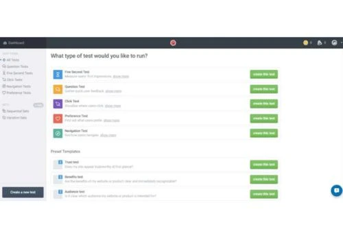 Usability hub